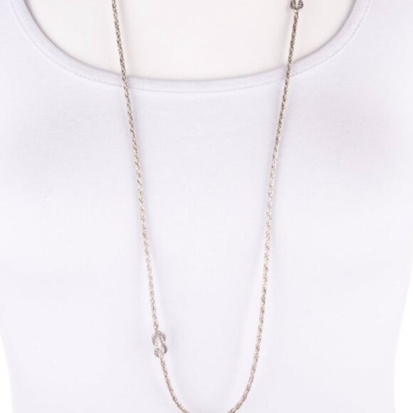 JOHN HARDY STERLING SILVER 925 LOVE KNOT STATION NECKLACE - Picture 8 of 9